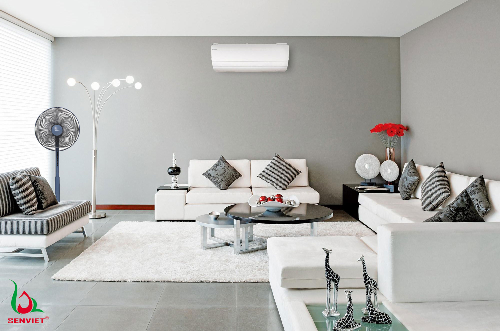 Nên có thêm quạt trong phòng giúp không khí lưu thông tốt hơn