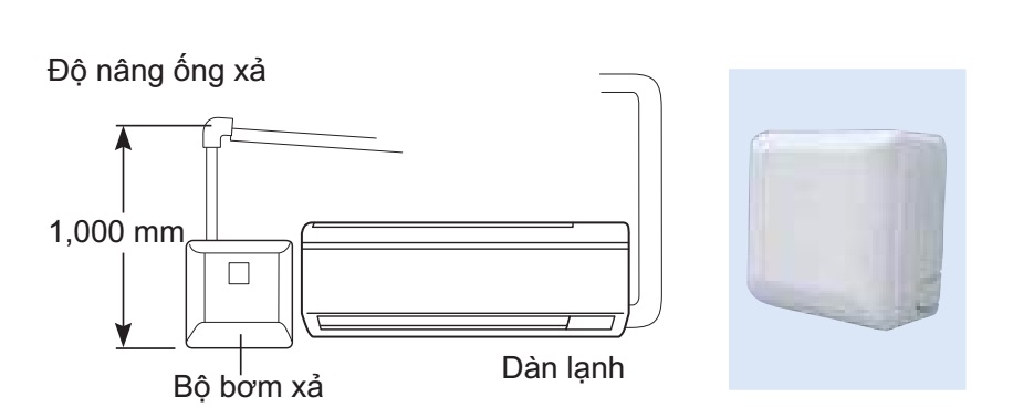 Bơm xả của dàn lạnh treo tường điều hòa trung tâm Daikin dễ lắp đặt