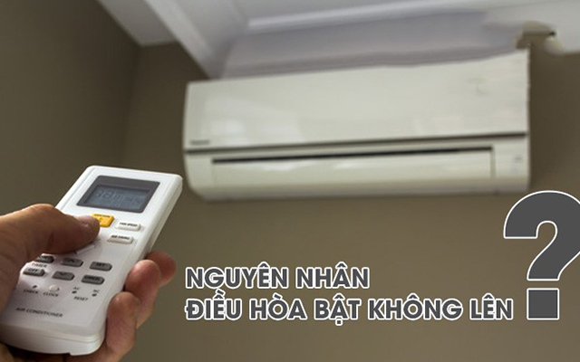 điều hòa bật không lên 