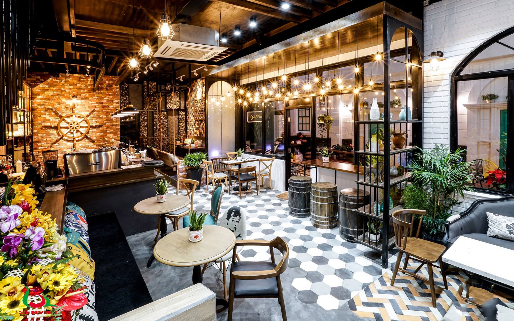 điều hòa âm trần cassette cho quán cafe