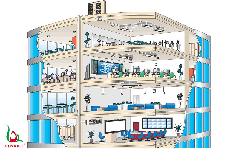 Hệ thống điều hòa trung tâm VRV mang lại cho căn hộ bạn môi trường lạnh an toàn và sạch sẽ.