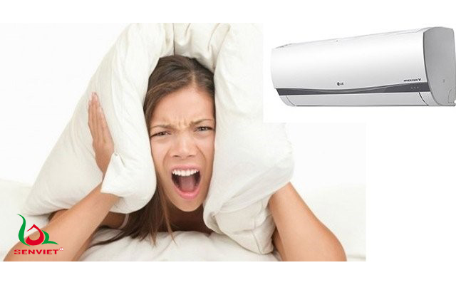 điều hòa vẫn mát mà lại phát ra tiếng ồn