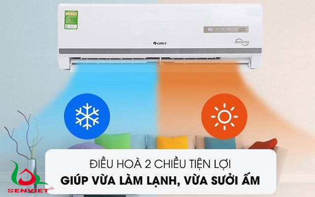 dùng điều hòa 2 chiều vào mùa mưa lạnh