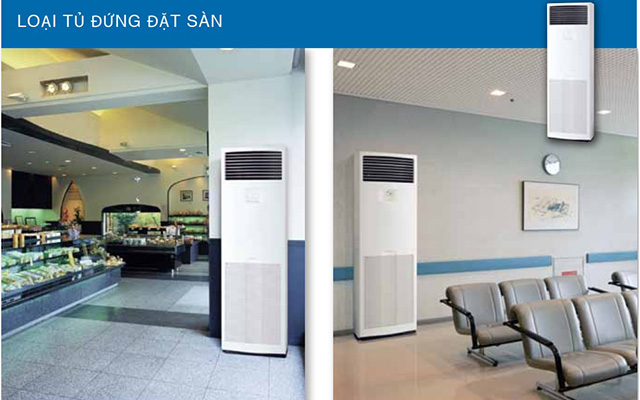 Không gian lắp đặt điều hòa tủ đứng