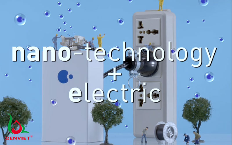 Công nghệ điện phân nước tạo ra các phân từ OH