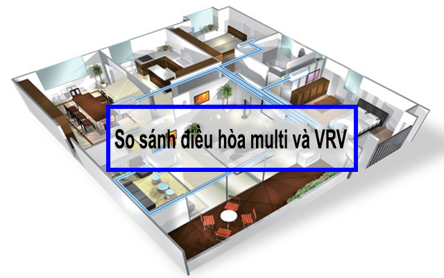 So sánh điều hòa multi và điều hòa VRV