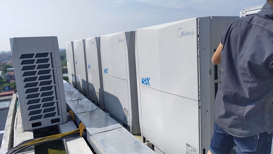 Công trình điều hòa trung tâm Midea Thanh Hóa