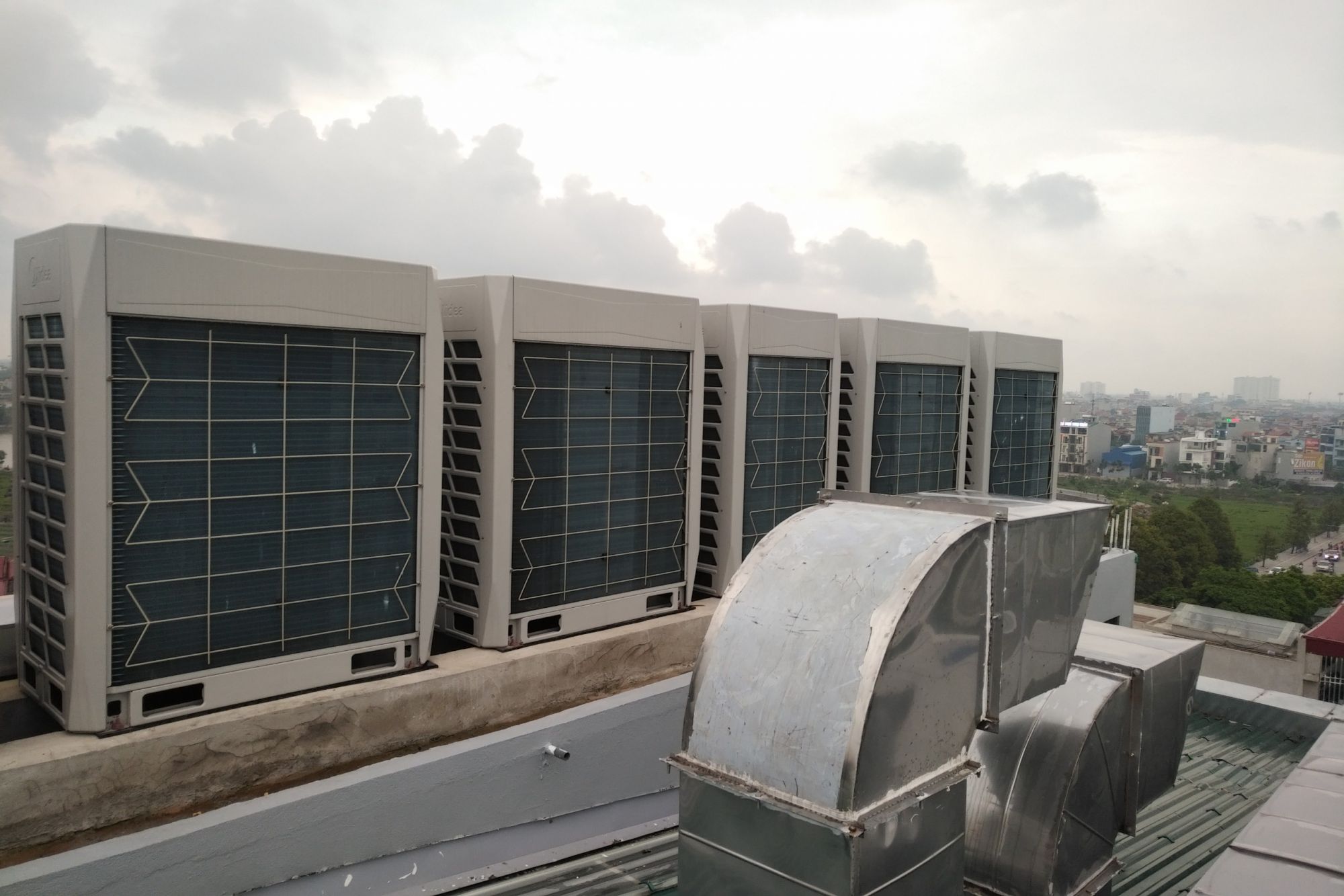 Công trình điều hòa trung tâm Midea Thanh Hóa
