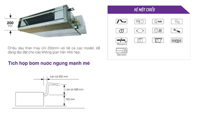 Ưu điểm của dàn lạnh âm trần nối ống gió Panasonic